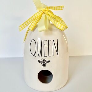 Queen Bee Birdhouse Bell Jar by Rae Dunn Artisan Collection